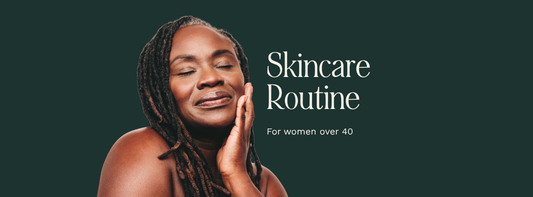 skincare routine woman