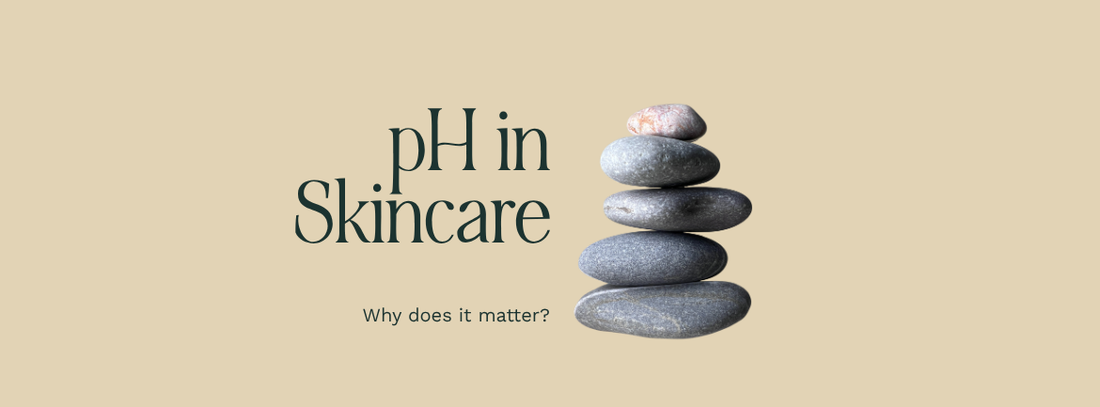 pH in skincare rocks stacked
